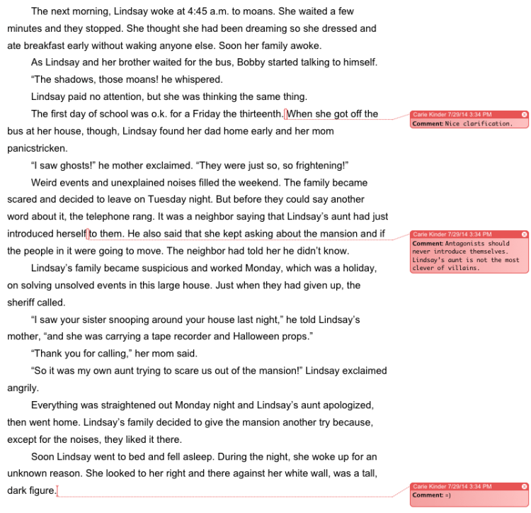 * “Mystery Mansion” was previously published in Reading and Writing Work Together!, by Mrs. Fordyce’s sixth grade class, Terrace Elementary, 1989. 
