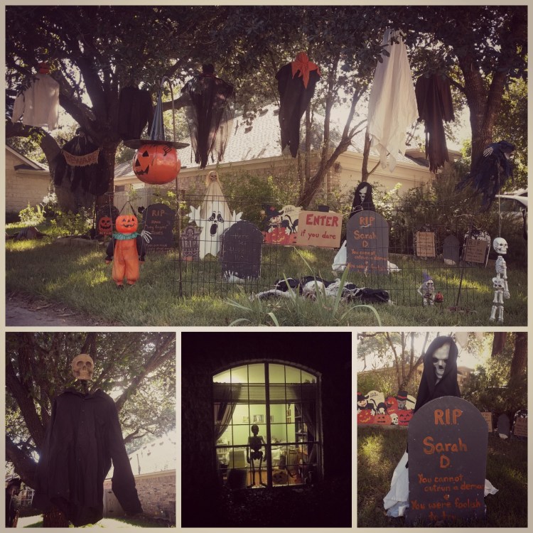 My spooky display this year.